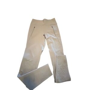 Athleta Peak Hybrid Fleece Tight Beige Stone Tall ST High Rise Fleece Leggings